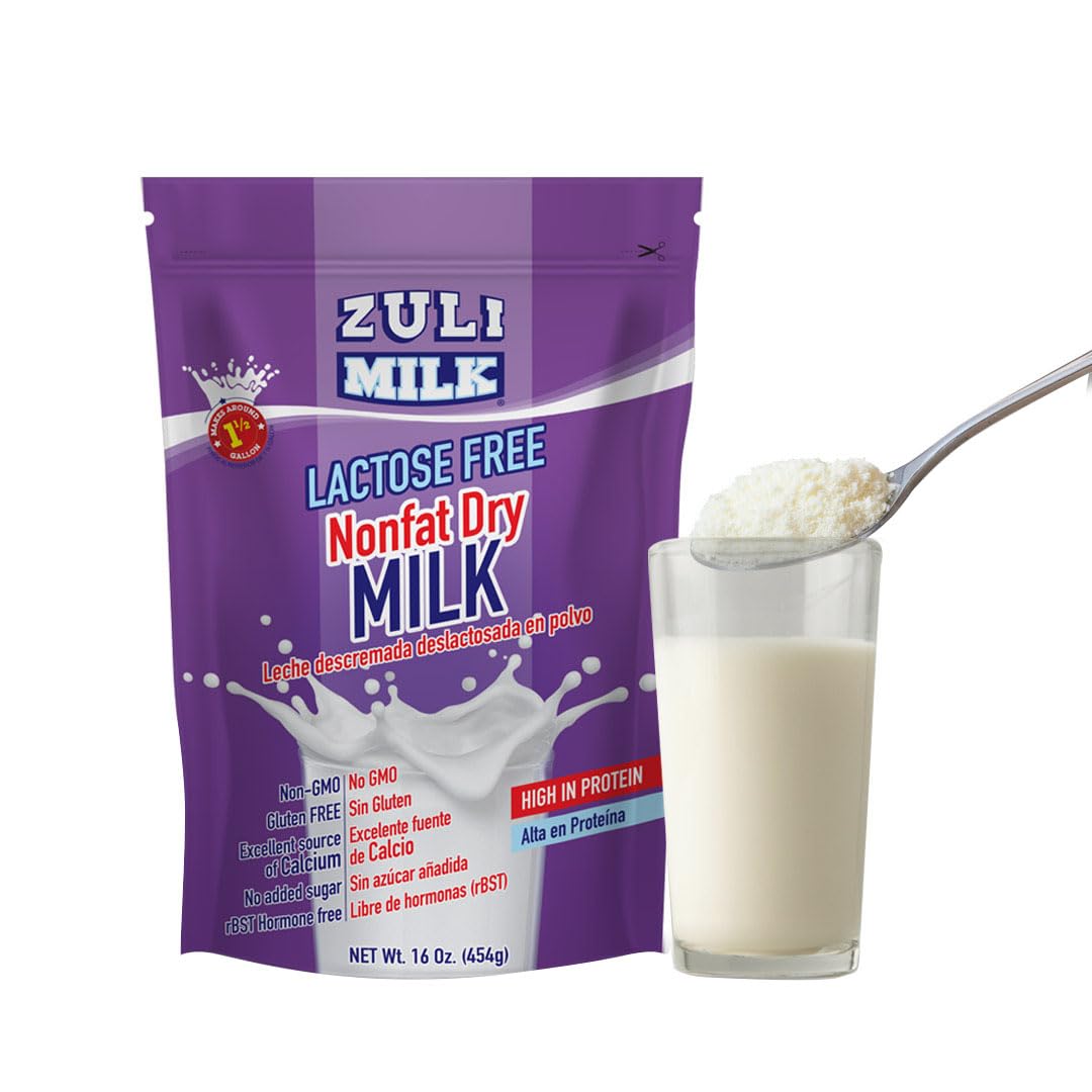 Amazon.com: ZULI MILK Nonfat Dry Milk Powder for Baking & Coffee